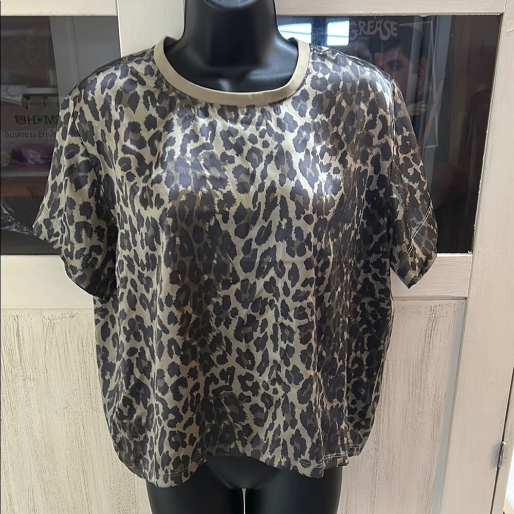ATM Anthony Thomas Melillo Silk Camouflage Blouse